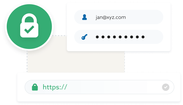 Zámek u adresy chráněné certifikátem SSL